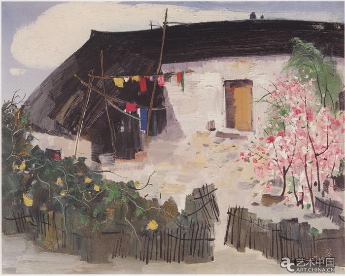 吴冠中66件(本)绘画作品捐赠清华大学