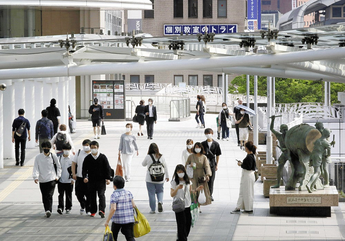 日本北九州市疫情抬头 当地严阵以待