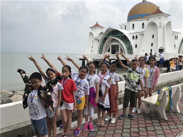 图片默认标题_fororder_成都天府新区华阳小学师生参观马六甲海峡-供图-成都天府新区华阳小学