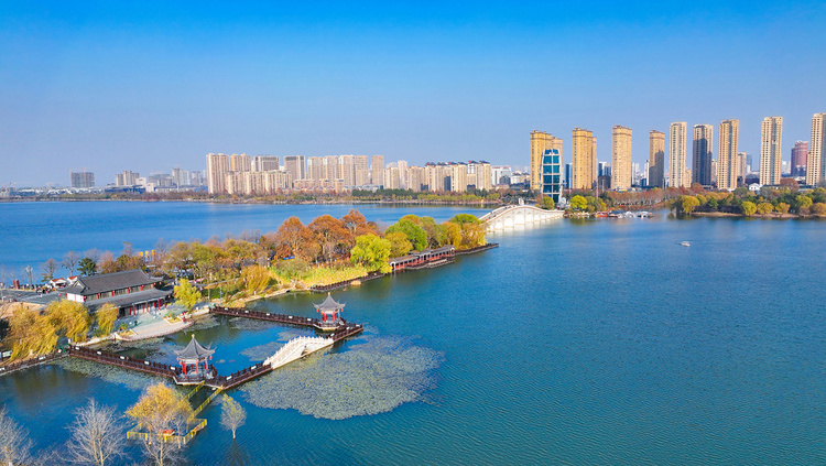 美丽江苏·每日一景丨东海西双湖:斑斓冬景生态美