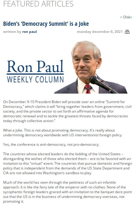 'Sidang Kemuncak Demokrasi' Biden adalah Bahan Ketawa_fororder_ronpaul.JPG