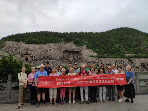55 German cultural envoys visited Luoyang and praised this ancient city