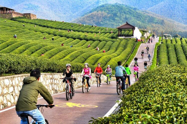 宜兴市龙池山自行车公园：集特色文化于一体