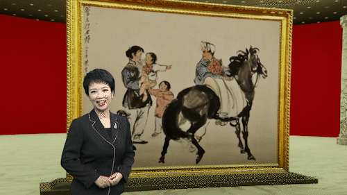 江山就是人民 人民就是江山 |《美术经典中的党史》邀您走近中国画《爹去打老蒋》……