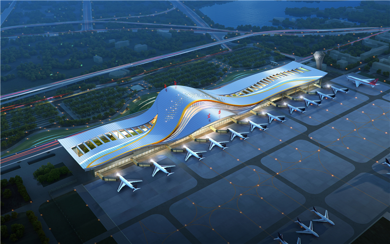 宜昌三峡机场新航站楼预计将于2022年3月启用_fororder_效果图2