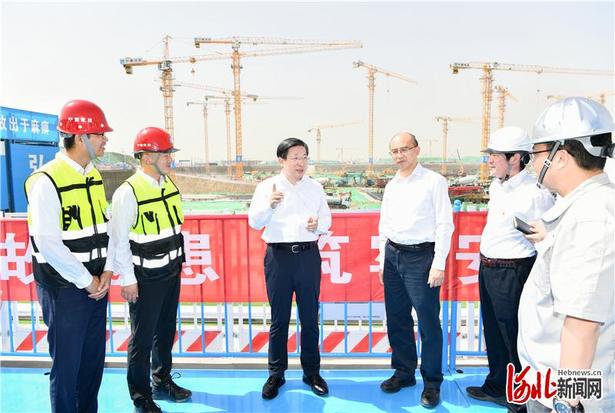 王东峰到雄安新区调研检查