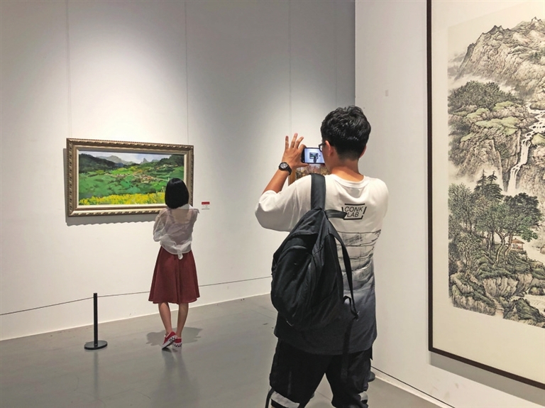 【文化 摘要】搭建两地艺术交流平台 重庆举行兰州画院美术展