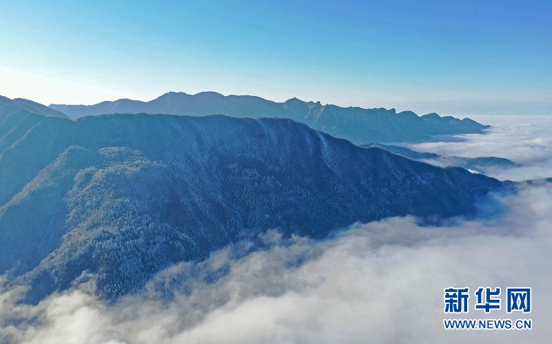 武陵山腹地邂逅云海雪原