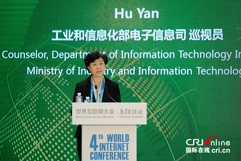 工业和信息化部电子信息司巡视员胡燕发言