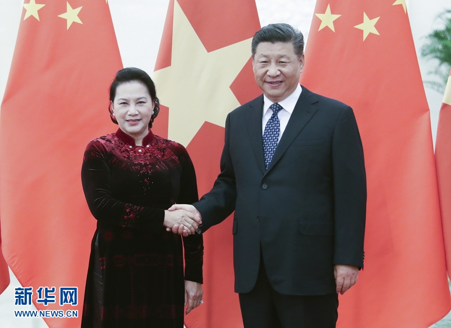 【独家视频】习近平会见越南国会主席