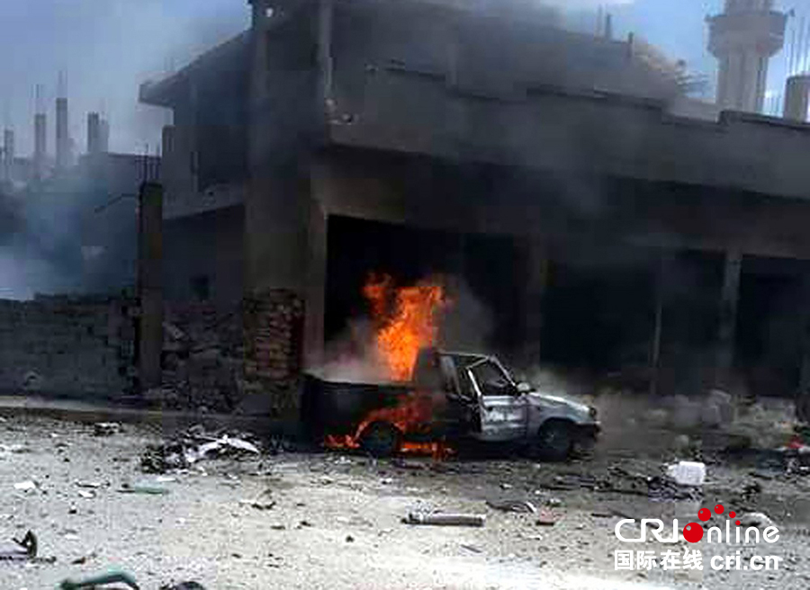 叙利亚中部发生两起爆炸袭击 致10死40伤(组图)