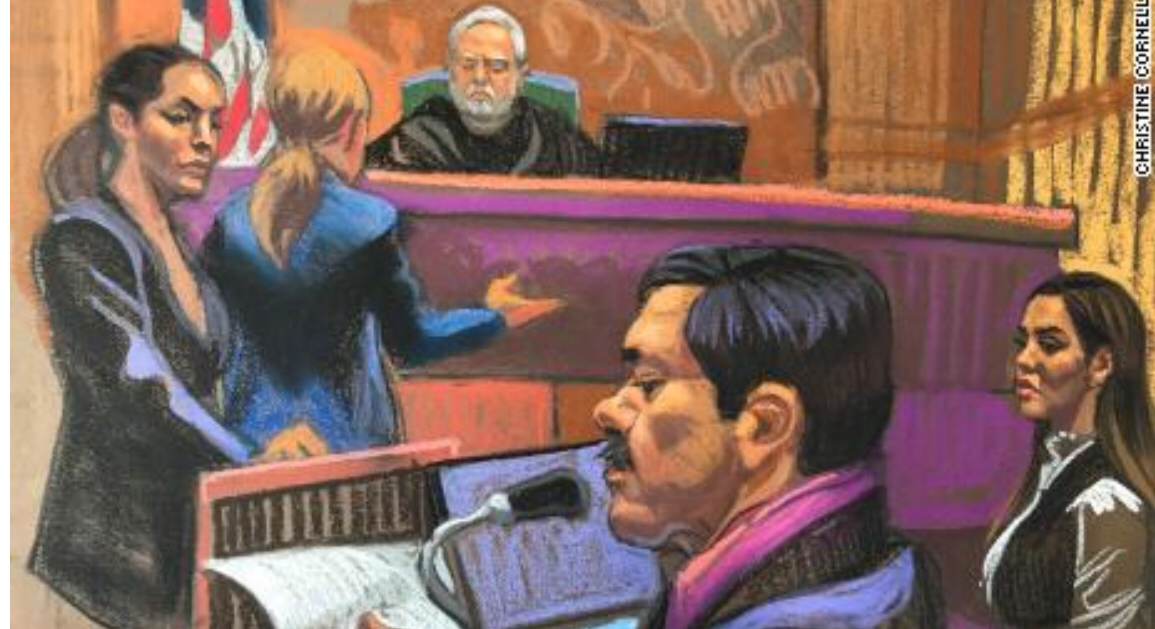 墨西哥大毒枭古斯曼被纽约一家联邦法院判处终身监禁