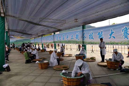 （不提两会 有修改）贵州铜仁：“梵净山杯”全省第九届手工制茶大赛在印江举行