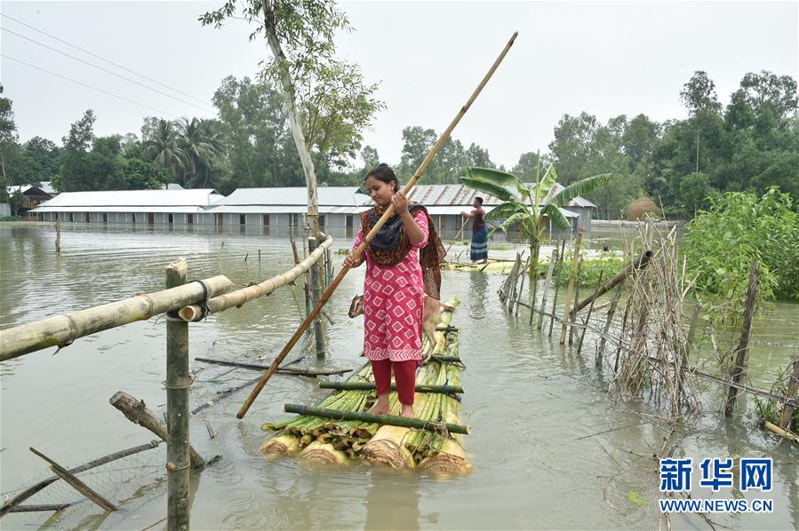孟加拉国遭洪水侵袭