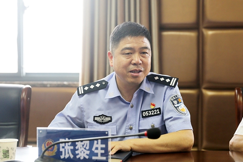 【河南供稿】河南警察学院领导到三门峡义马市公安局调研
