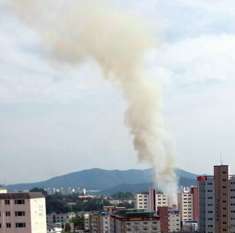 驻韩美军部队发生瓦斯爆炸 3分多钟内爆炸90余次