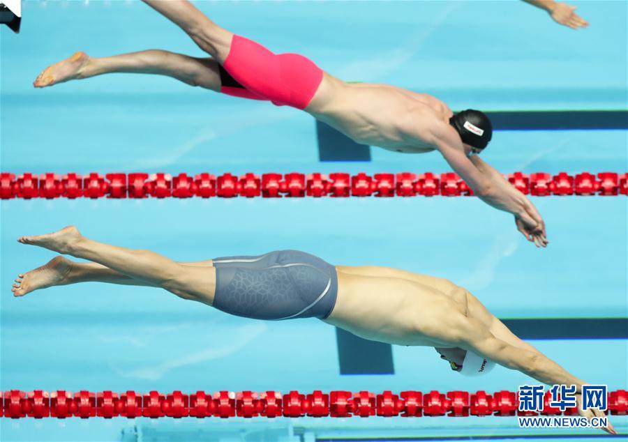 游泳世锦赛男子200米自由泳：孙杨夺冠