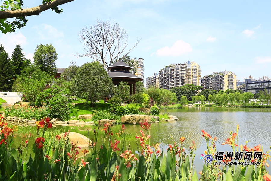 【焦点图】水上公园改造提升基本完工 福州上半年新增25个串珠公园