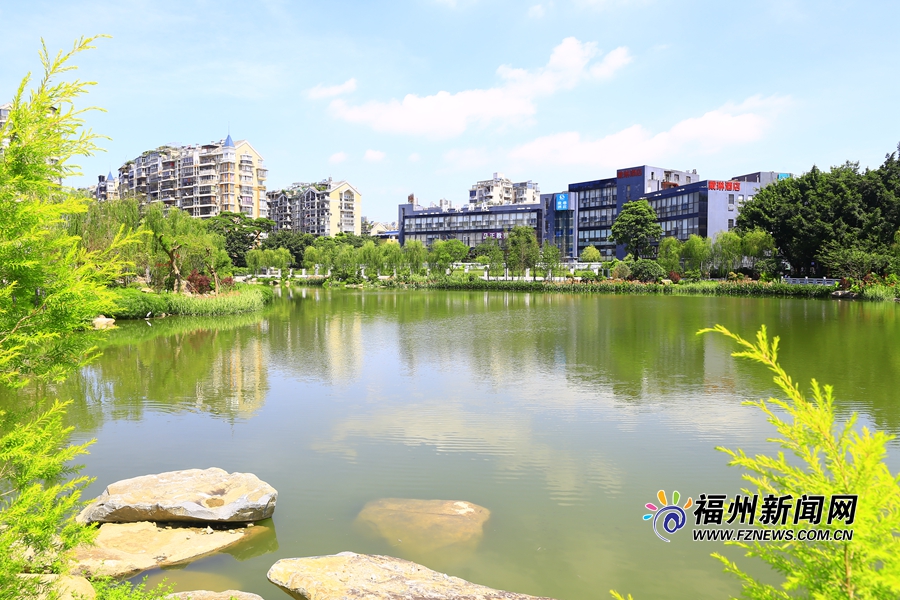 【焦点图】水上公园改造提升基本完工 福州上半年新增25个串珠公园