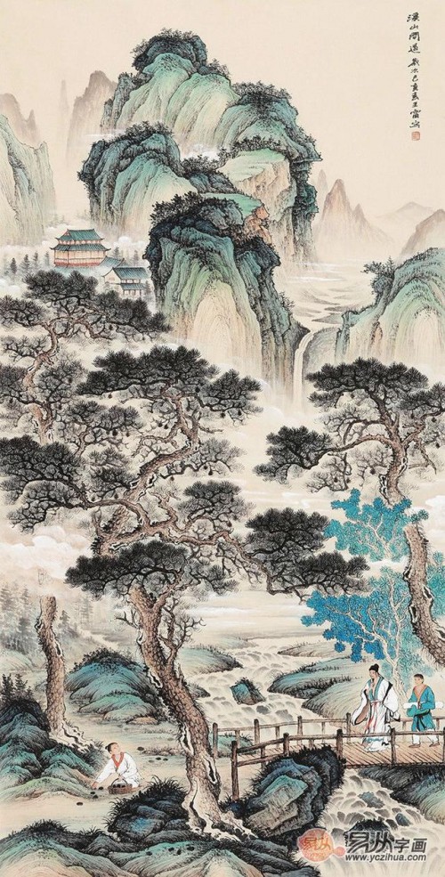 中美协画家王宁山水画浅析水墨氤氲自然境山水空灵中国魂