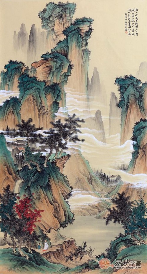 中美协画家王宁山水画浅析水墨氤氲自然境山水空灵中国魂