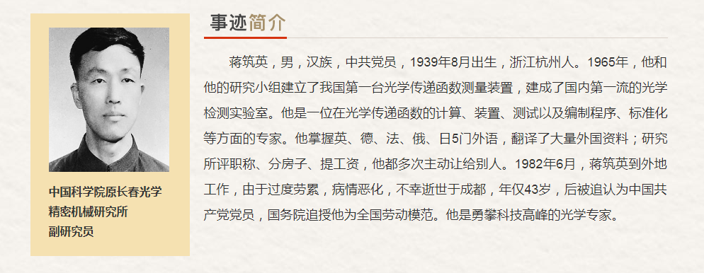 浙江省“最美奋斗者”推荐人选