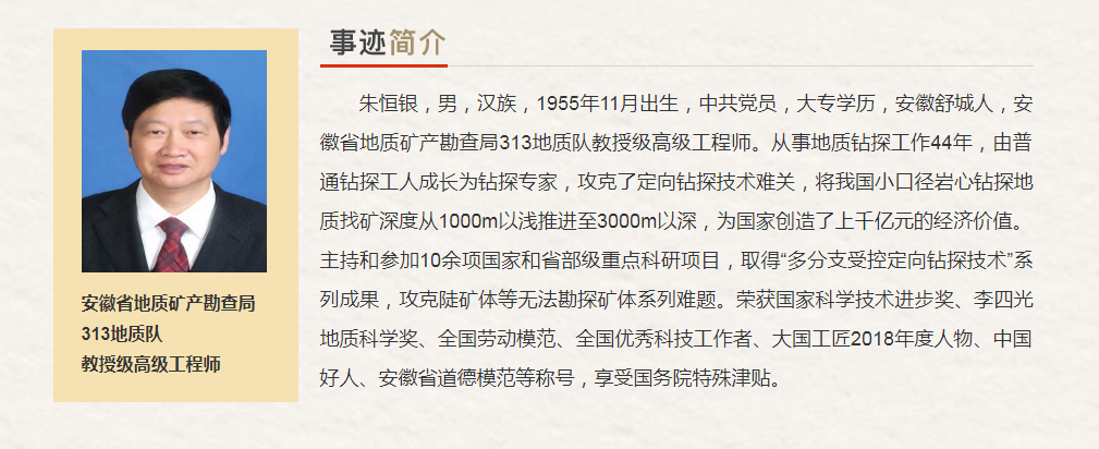 安徽省“最美奋斗者”推荐人选