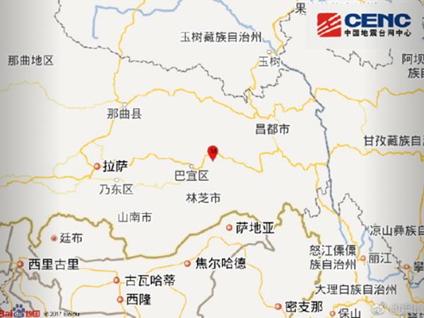 西藏林芝发生5.0级地震 未来一周天气有利于救援