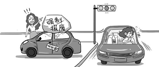 稀里糊涂，三年都没办年检一条短信，豪车将拆卸报废