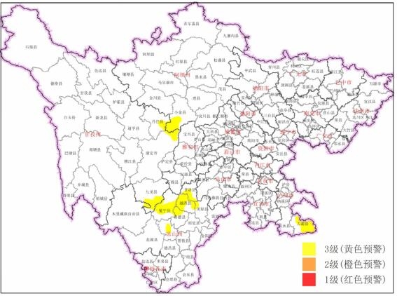 地质灾害黄色预警范围缩小,四川12县市仍需严防!