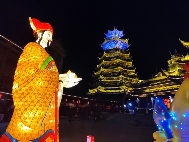 (中首)黔东南凯里:逛古镇、赏花灯、住民宿 下司古镇邀您欢乐过新年
