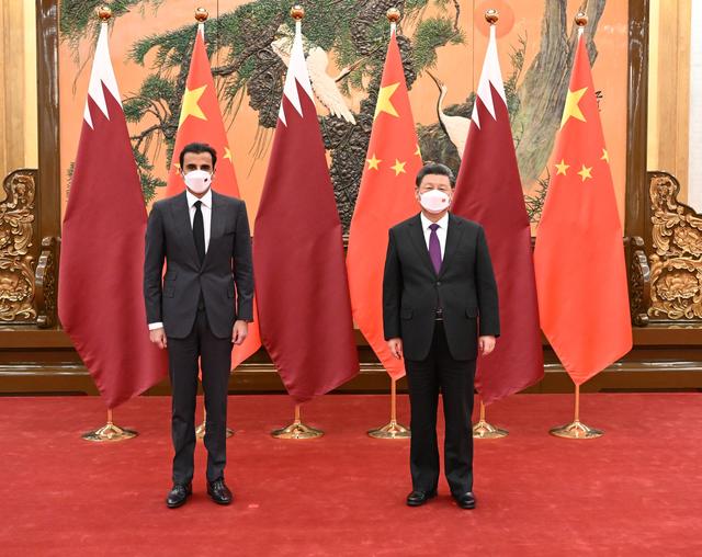 Xi Jinping, farklı ülkelerin liderleriyle görüştü_fororder_katar0207