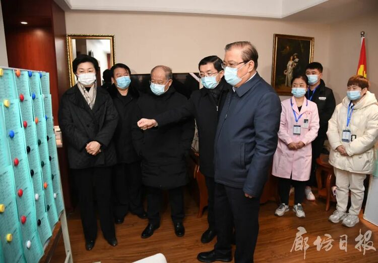 廊坊市委书记杨晓和在固安县调研检查疫情防控工作