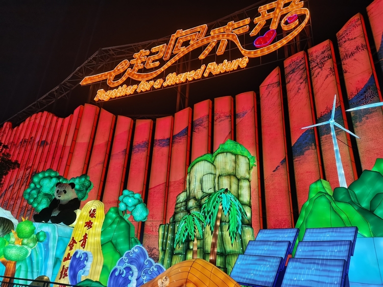 (中首)一起向未来!自贡这个巨型灯组群火热出圈