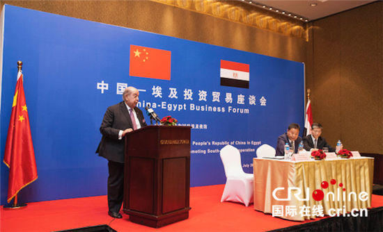 中埃投资贸易交流洽谈会在开罗举行 两国企业家积极探讨合作机会