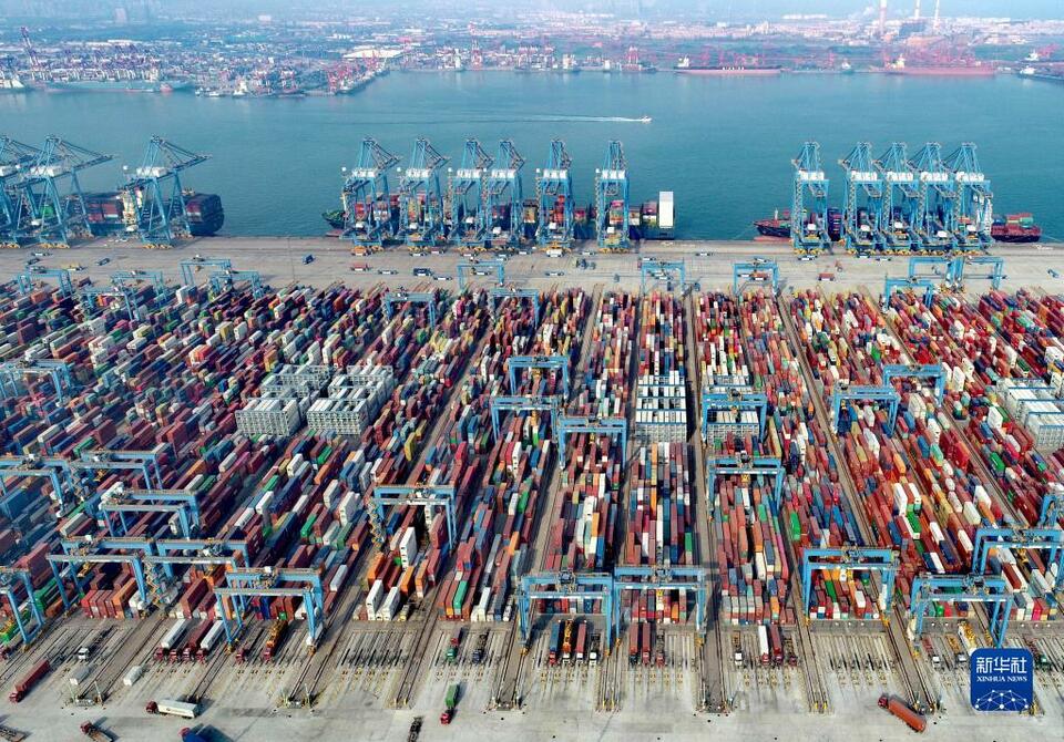 山东港口青岛港吞吐量实现“双增长”