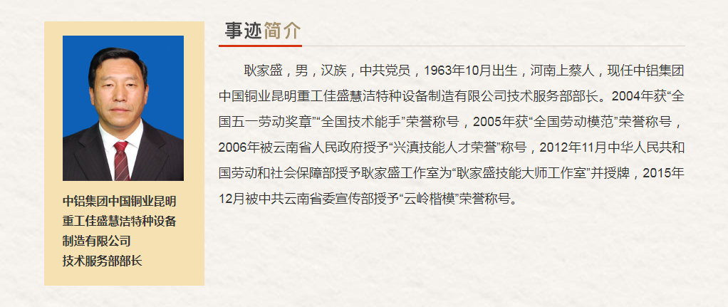 云南省“最美奋斗者”推荐人选