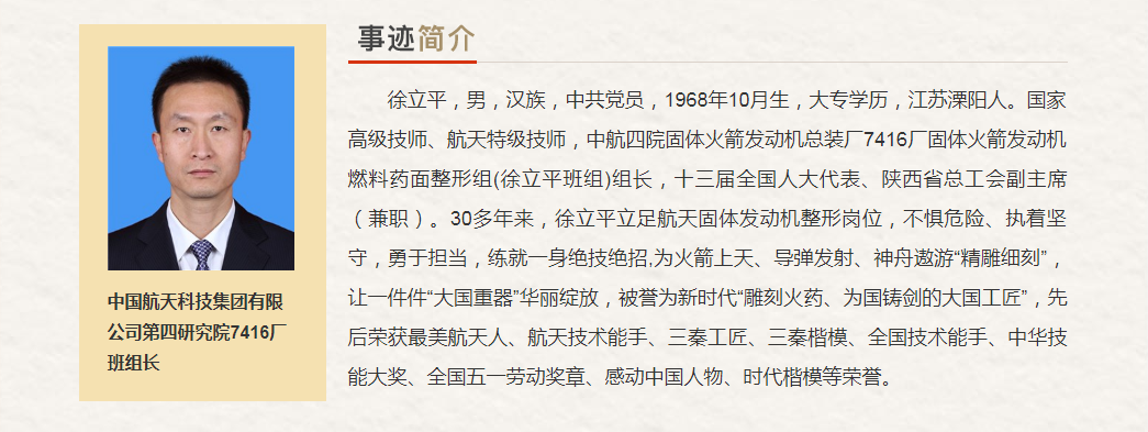 陕西省“最美奋斗者”推荐人选