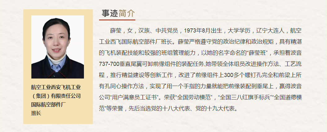 陕西省“最美奋斗者”推荐人选