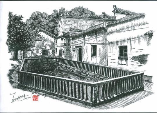 七旬老人走红网络：用钢笔画“留住”家乡旧景