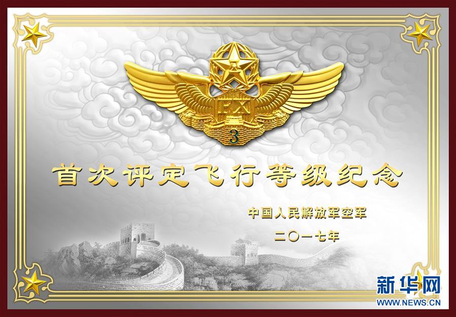 中国空军首次颁发“空军飞行员光荣家庭”荣誉匾(组图)