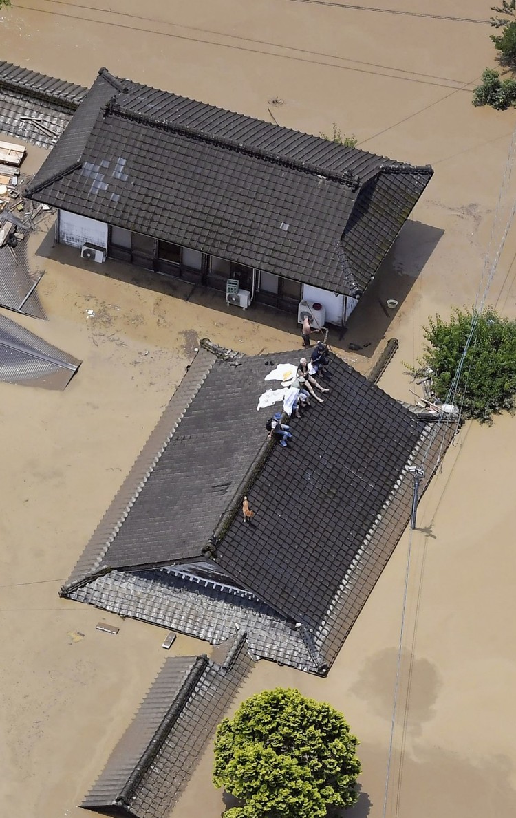 日本熊本县持续暴雨 已致5人死亡16人心肺停止