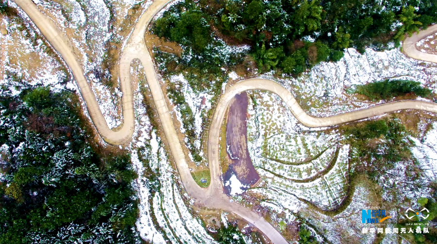 【城市远洋】重庆万州：春雪落山乡 四野美如画