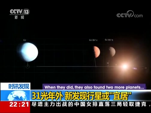 美国宇航局：31光年外或存在“宜居星球” 质量至少是地球的6.1倍