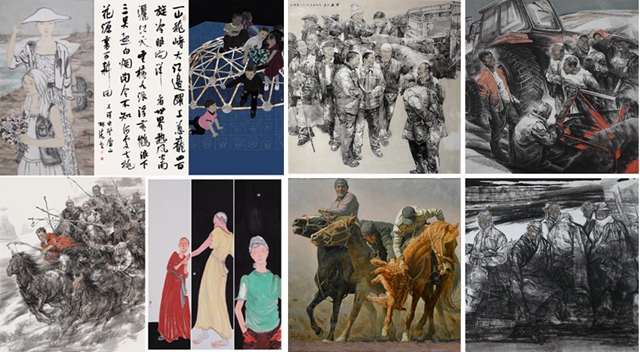【甘快看】甘肃省25幅美术作品入选第七届全国画院美术作品展览