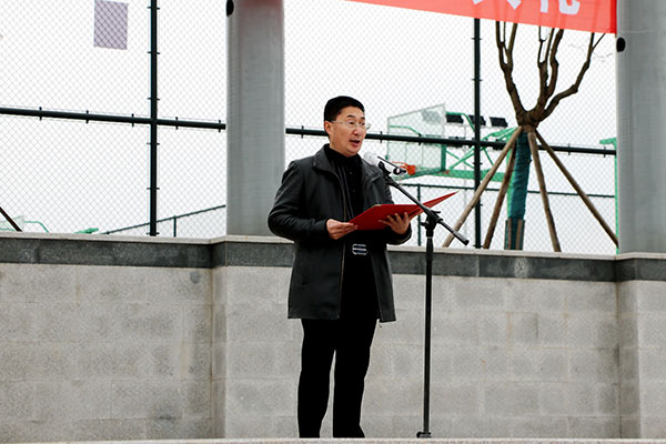 宜宾市一曼中学校举行2022年春期开学典礼_fororder_一曼中学校长彭光伦致辞-摄影-陈国峰