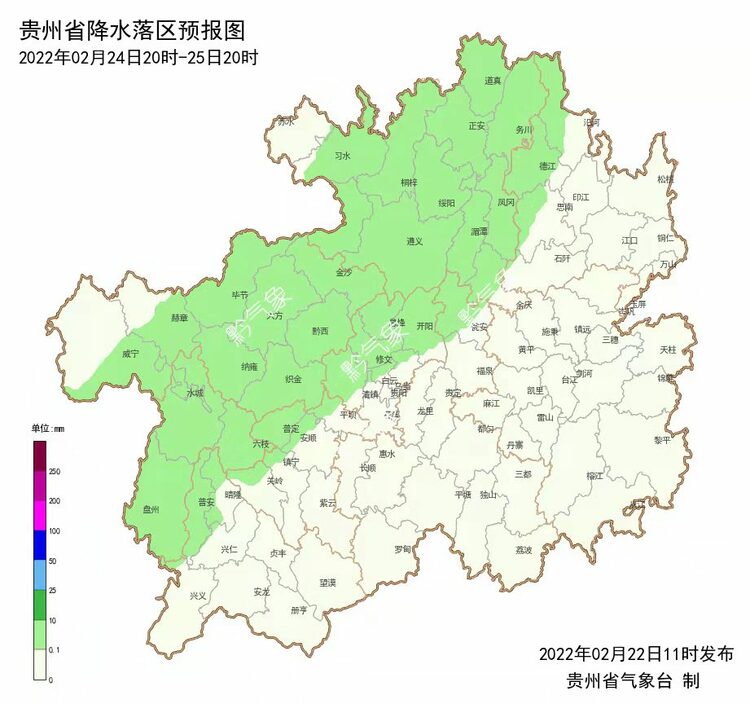 贵州降雪天气即将结束 低温天气持续到25日后