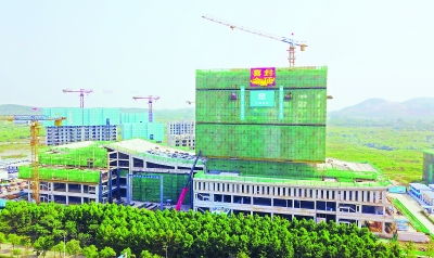 湖北省档案馆新馆主体结构封顶