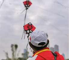 2021年武汉江岸区第十一届国际风筝节举办