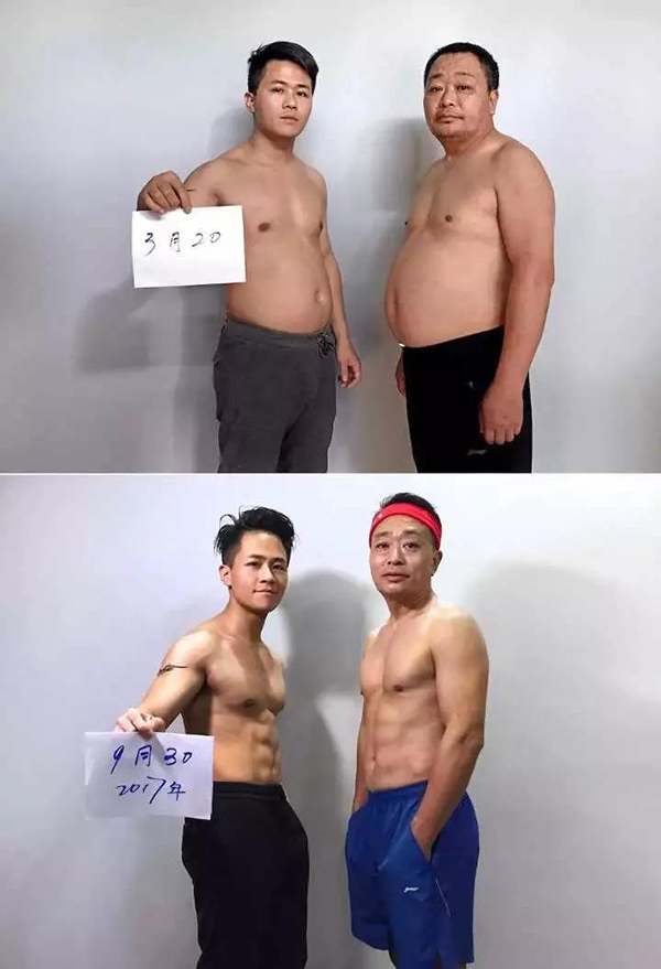 32岁摄影师特意增肥20斤带父亲减肥：陪他走出低谷